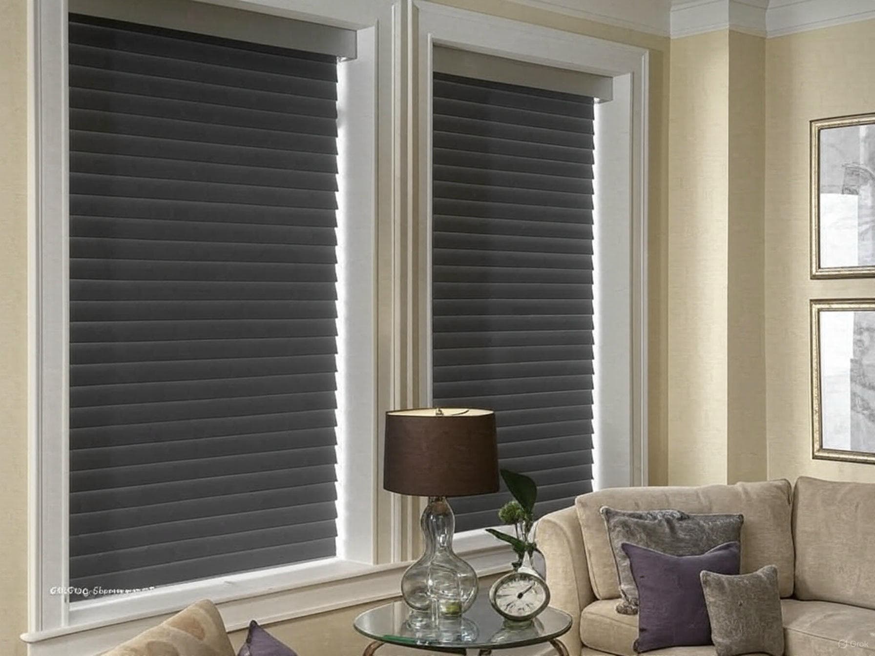 Room Darkening Sheer Horizontal Blinds