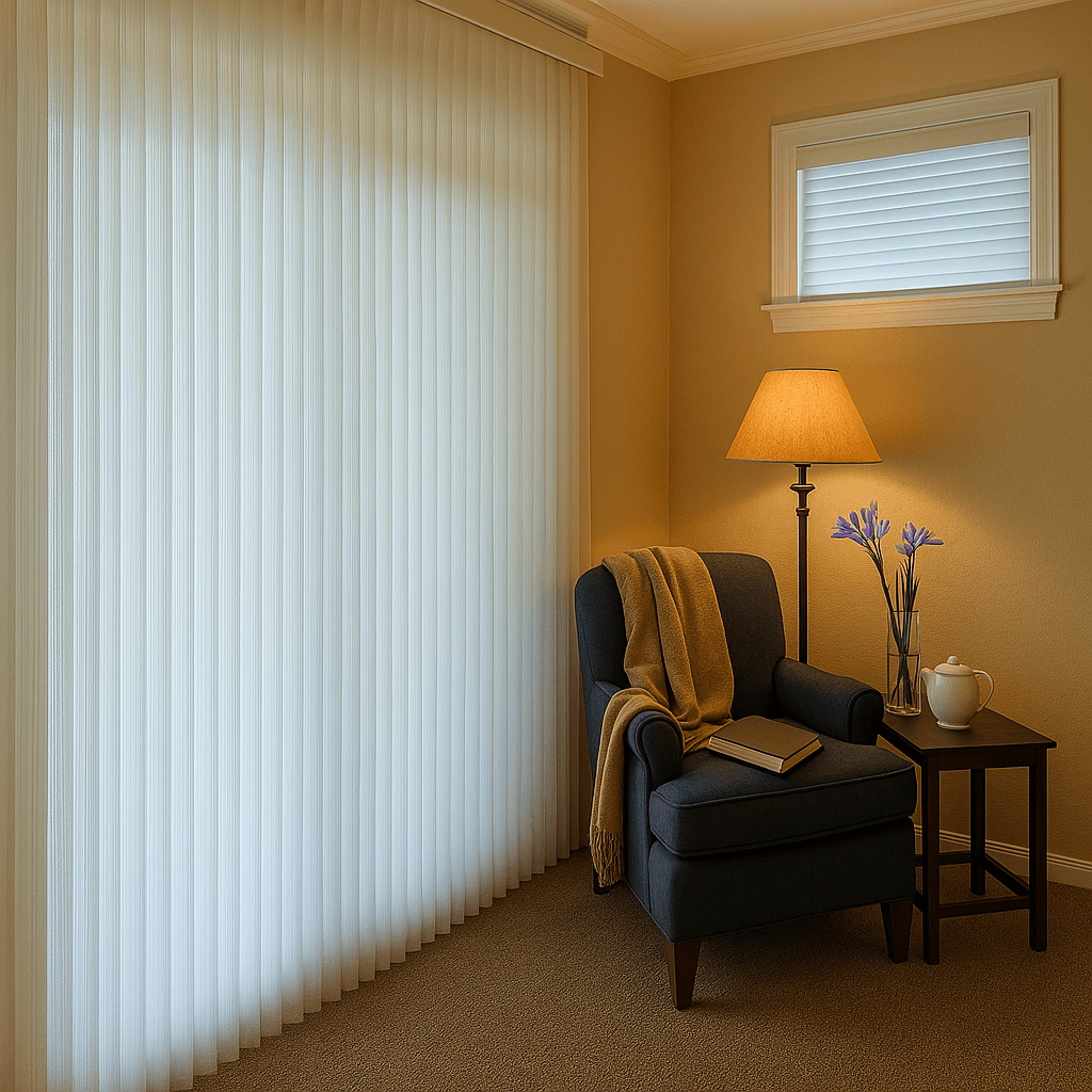 Light Filtering Sheer Vertical Blinds